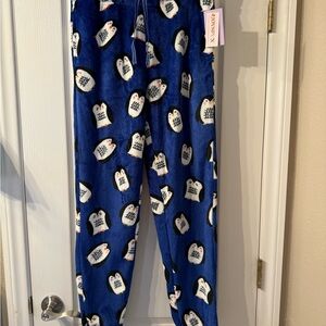 Joyspun Blue Penguin Pajama Pants
